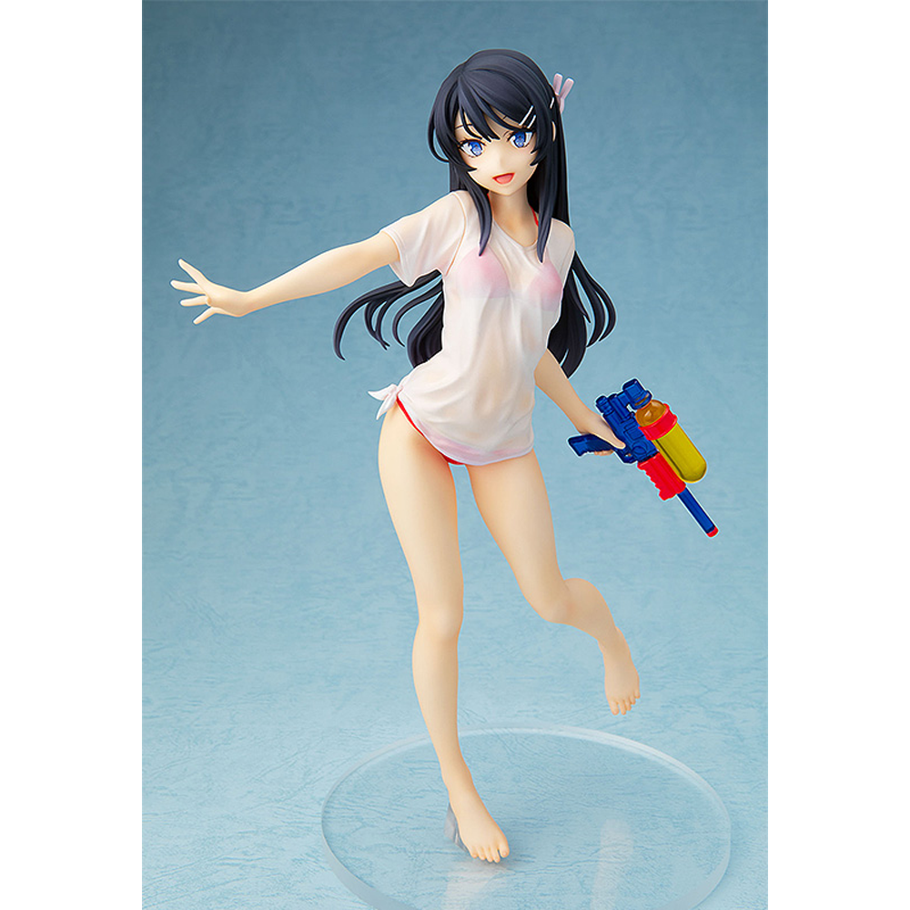 Chara-Ani: Rascal Does Not Dream of Bunny Girl Senpai - Mai Sakurajima (Water Gun Date Ver.) 1/7 Scale Figure (ONLINE ORDER ONLY)