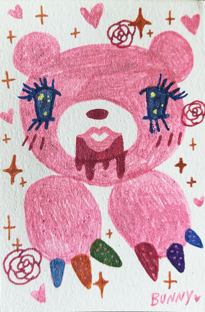 BunnyBaum - Kawaii Gloomy - Original Artwork -Gloomy Bear Exhibition (ONLINE ORDER ONLY)