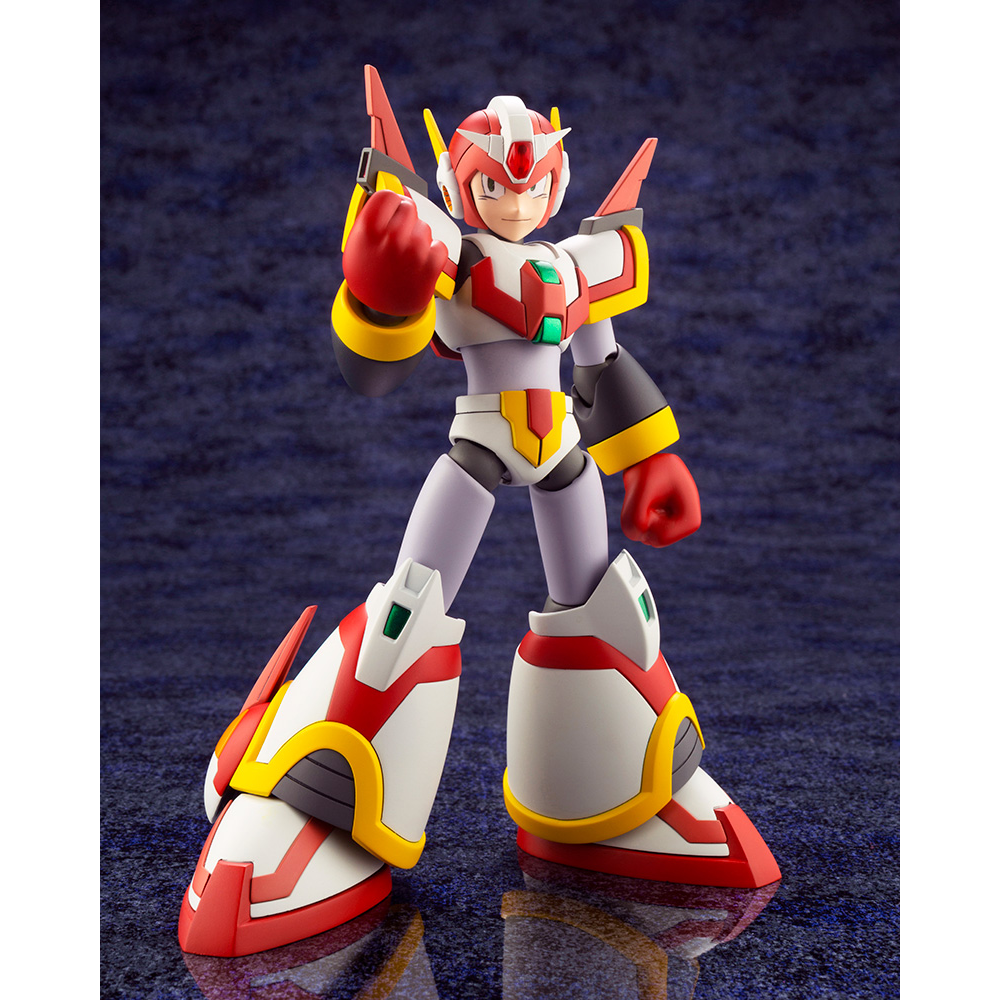 KOTOBUKIYA Plastic Model Kits: Mega Man X - Mega Man X (Force Armor Rising Fire Ver.) 1/12 Scale Model Kit (ONLINE ORDER ONLY)