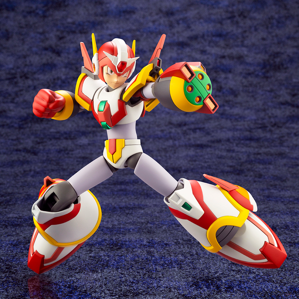 KOTOBUKIYA Plastic Model Kits: Mega Man X - Mega Man X (Force Armor Rising Fire Ver.) 1/12 Scale Model Kit (ONLINE ORDER ONLY)