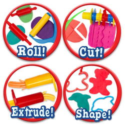 24 Piece Animal Shape Dough Tool Kit (ONLINE ORDER ONLY)