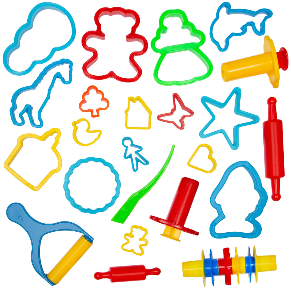 24 Piece Animal Shape Dough Tool Kit (ONLINE ORDER ONLY)