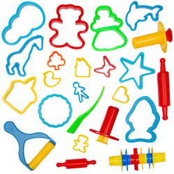 24 Piece Animal Shape Dough Tool Kit (ONLINE ORDER ONLY)