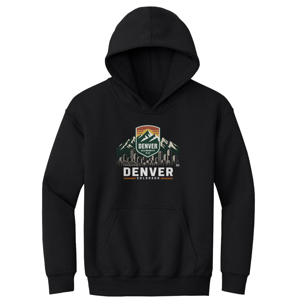 Denver Summit FC Skyline Logo WHT (ONLINE ORDER ONLY)