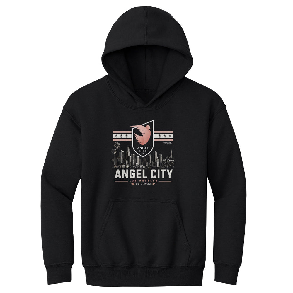 Angel City FC Skyline Logo WHT