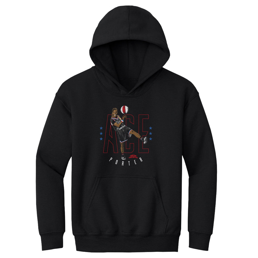 Ace Porter Harlem Globetrotters Outline WHT (ONLINE ONLY)