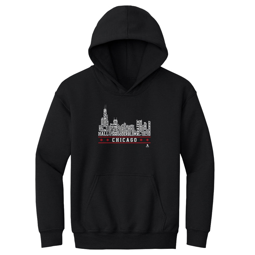 Chicago Hockey Roster Skyline 23 WHT (ONLINE ORDER ONLY)