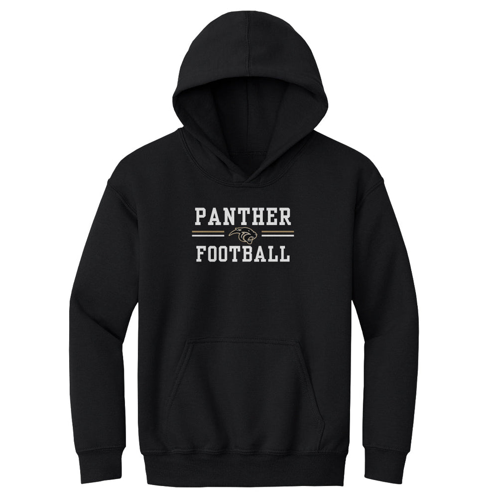 Plano East Crown Trio Panther Football Bar Lines WHT (ONLINE ORDER ONLY)