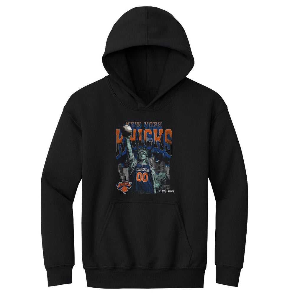 Jordan Clarkson New York Knicks Statue Of Liberty WHT (ONLINE ORDER ONLY)