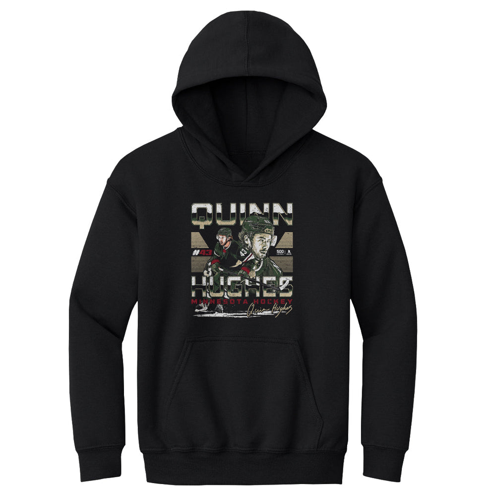 Quinn Hughes Minnesota Dual WHT (ONLINE ORDER ONLY)