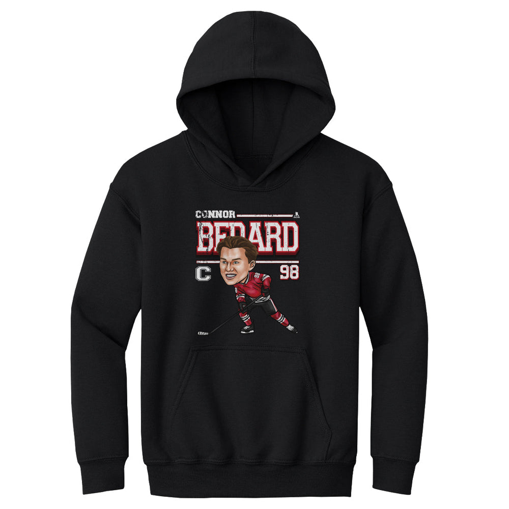 Connor Bedard Chicago Cartoon WHT (ONLINE ORDER ONLY)