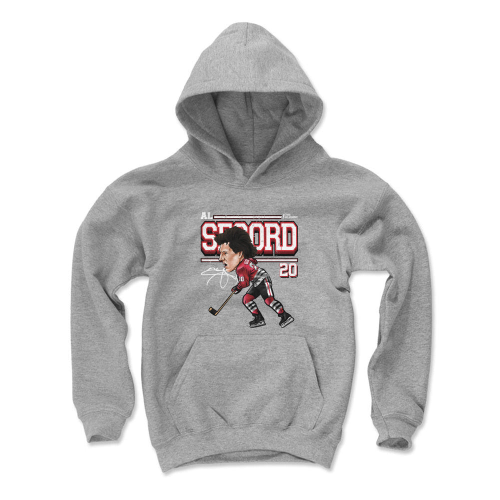 Al Secord Chicago Cartoon WHT (ONLINE ORDER ONLY)
