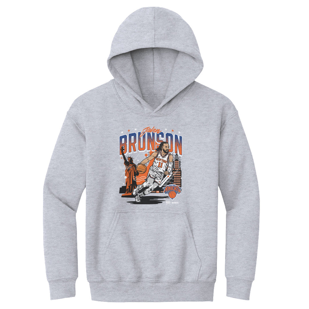 Jalen Brunson New York Knicks Skyline WHT (ONLINE ORDER ONLY)