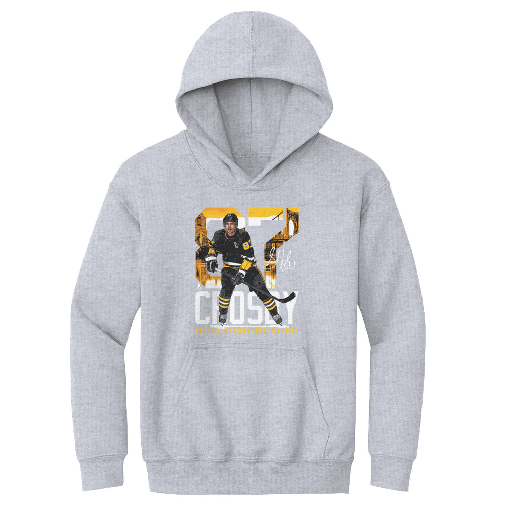 Sidney Crosby Pittsburgh Landmark WHT