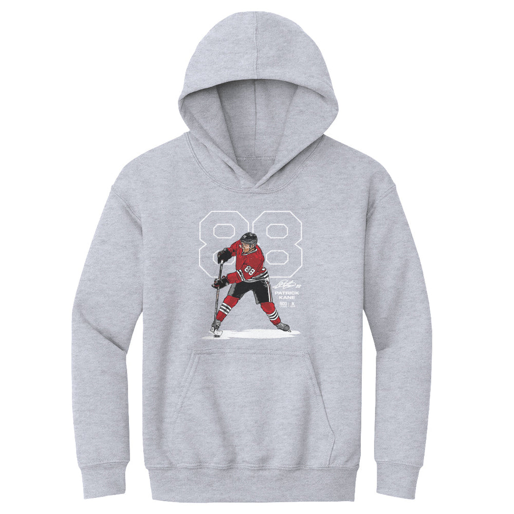Patrick Kane Chicago Outline WHT (ONLINE ORDER ONLY)
