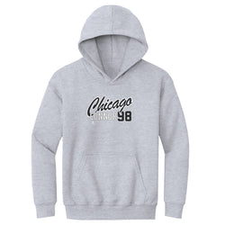 Connor Bedard Chicago Script 98 WHT (ONLINE ORDER ONLY)