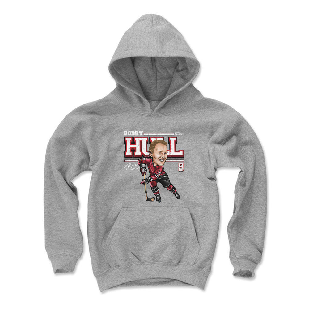 Bobby Hull Chicago Cartoon WHT (ONLINE ORDER ONLY)