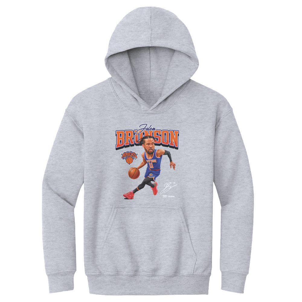 Jalen Brunson New York Knicks Caricature WHT