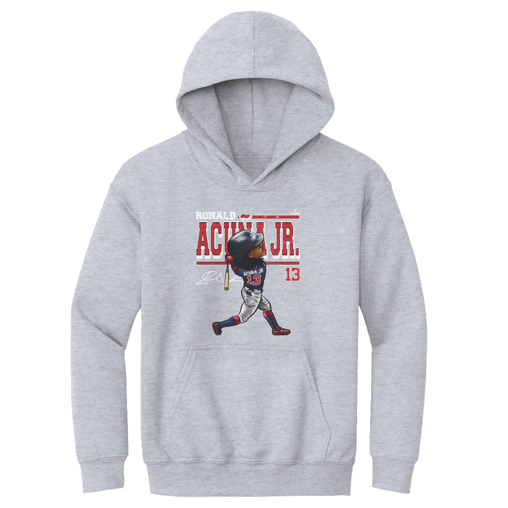 Ronald Acuna Jr. Cartoon WHT