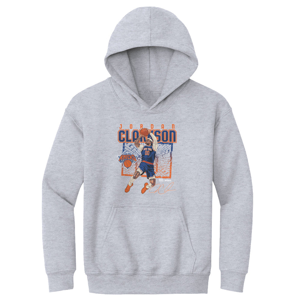 Jordan Clarkson New York Knicks Shattered WHT (ONLINE ORDER ONLY)