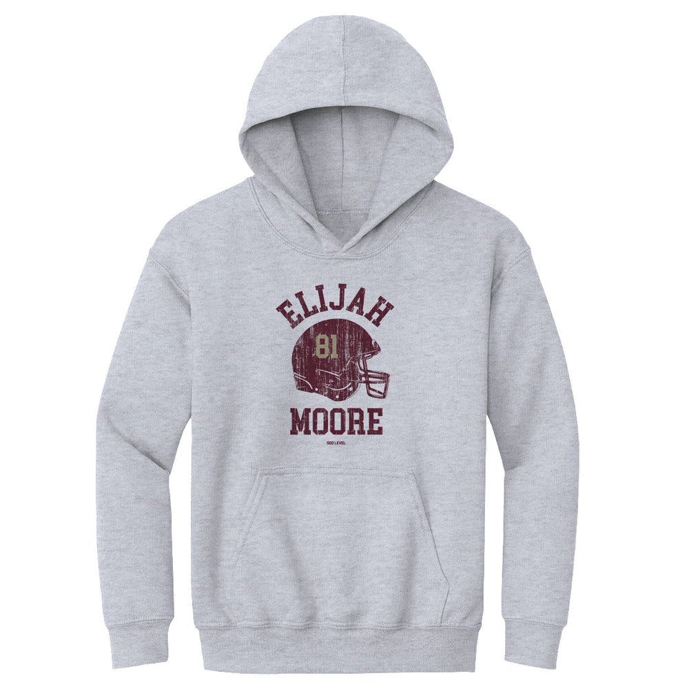 Elijah Moore College Helmet Font