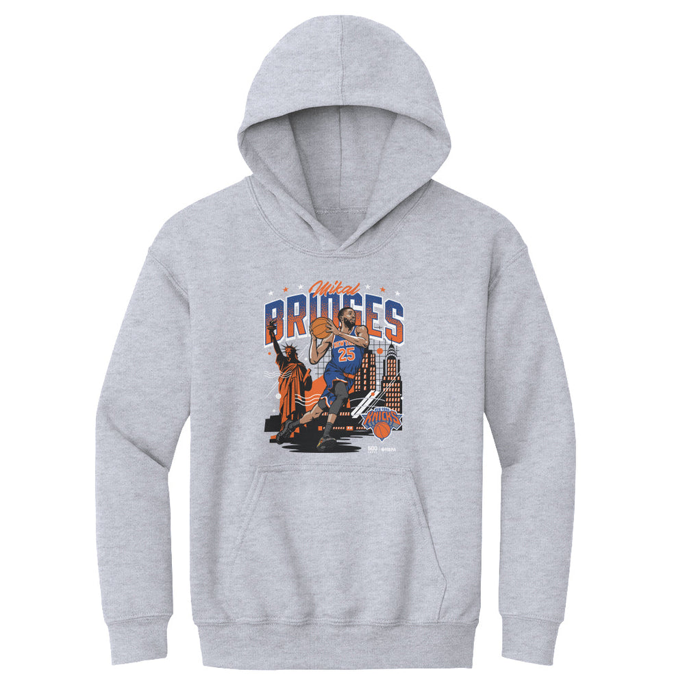 Mikal Bridges New York Knicks Skyline WHT (ONLINE ORDER ONLY)