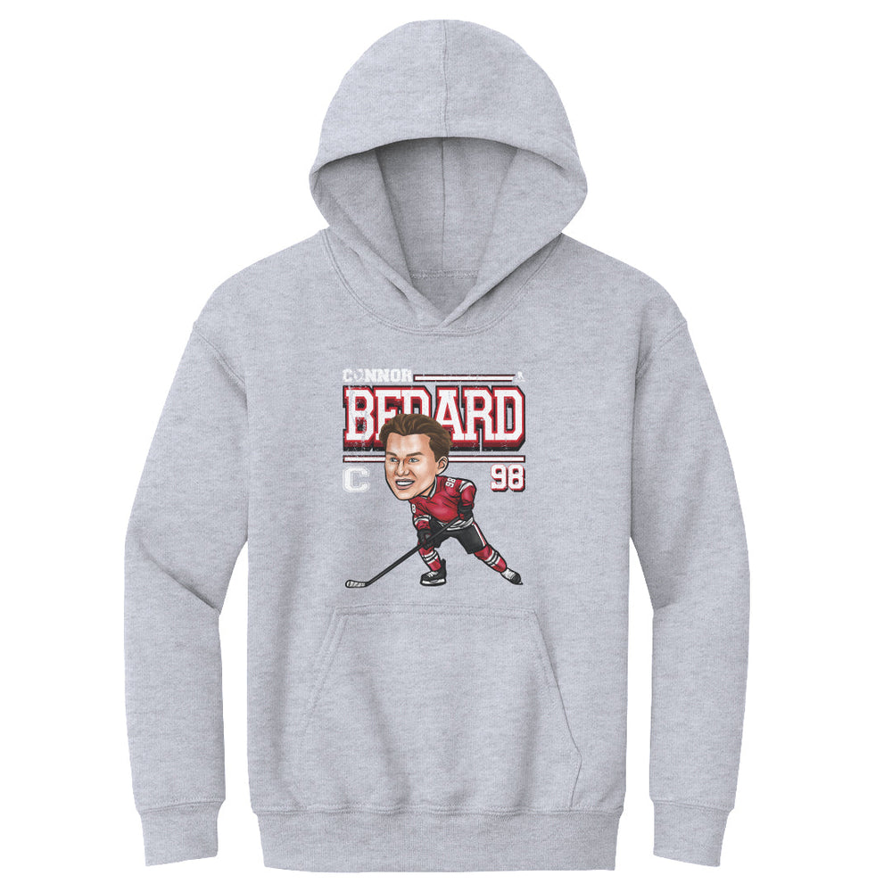 Connor Bedard Chicago Cartoon WHT (ONLINE ORDER ONLY)