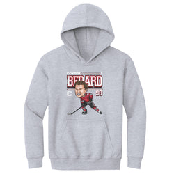 Connor Bedard Chicago Cartoon WHT (ONLINE ORDER ONLY)