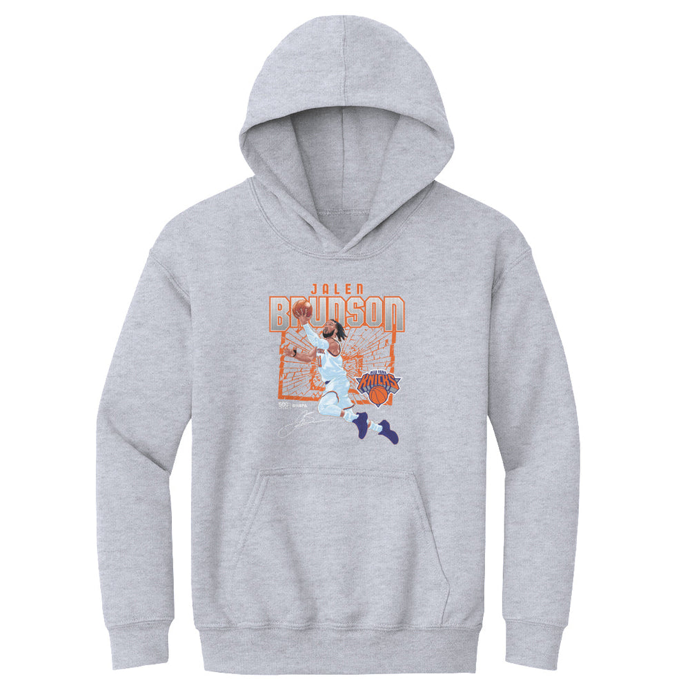 Jalen Brunson New York Knicks Shattered WHT (ONLINE ORDER ONLY)