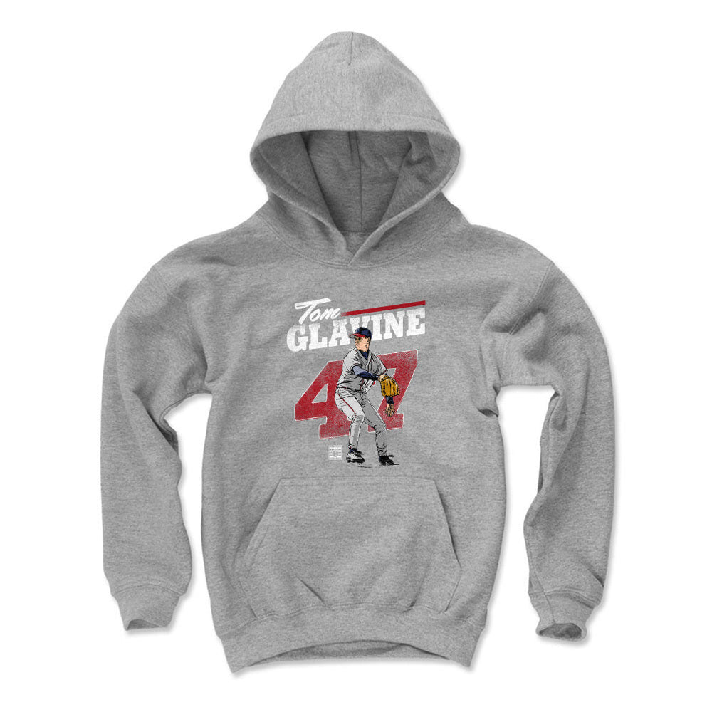 Tom Glavine Retro Grunge WHT