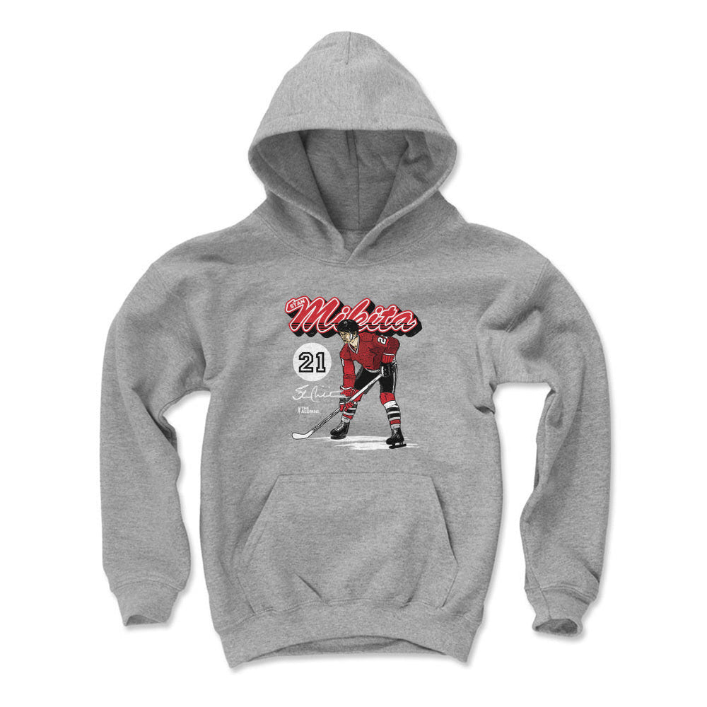 Stan Mikita Chicago Retro Script WHT (ONLINE ORDER ONLY)