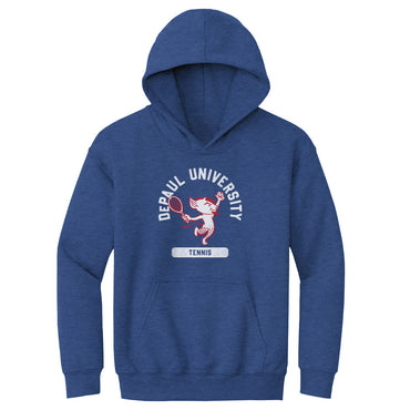 DePaul Blue Demons Mascot Tennis WHT