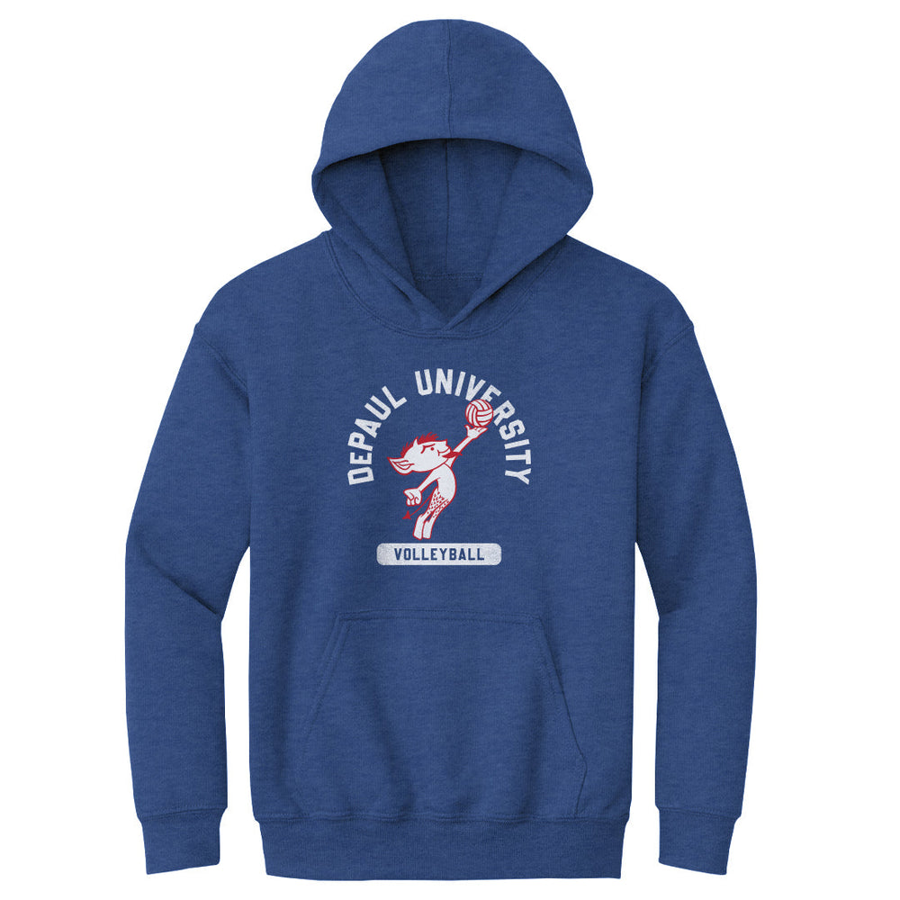 DePaul Blue Demons Billy Volleyball WHT