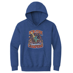 New York Knicks NBA Finals 2026 Champions Caricature WHT (ONLINE ORDER ONLY)