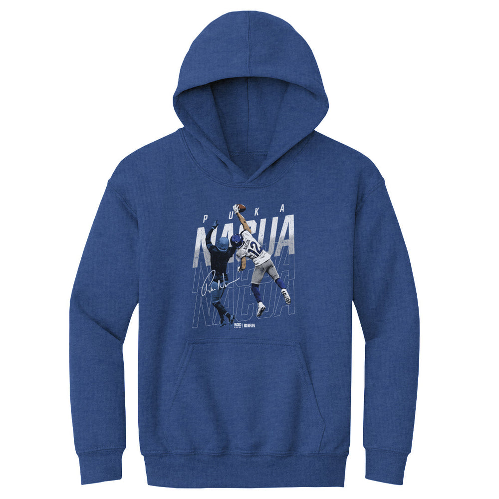 Puka Nacua Los Angeles R One-Handed Catch WHT (ONLINE ORDER ONLY)