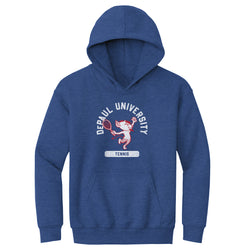 DePaul Blue Demons Mascot Tennis WHT (ONLINE ORDER ONLY)