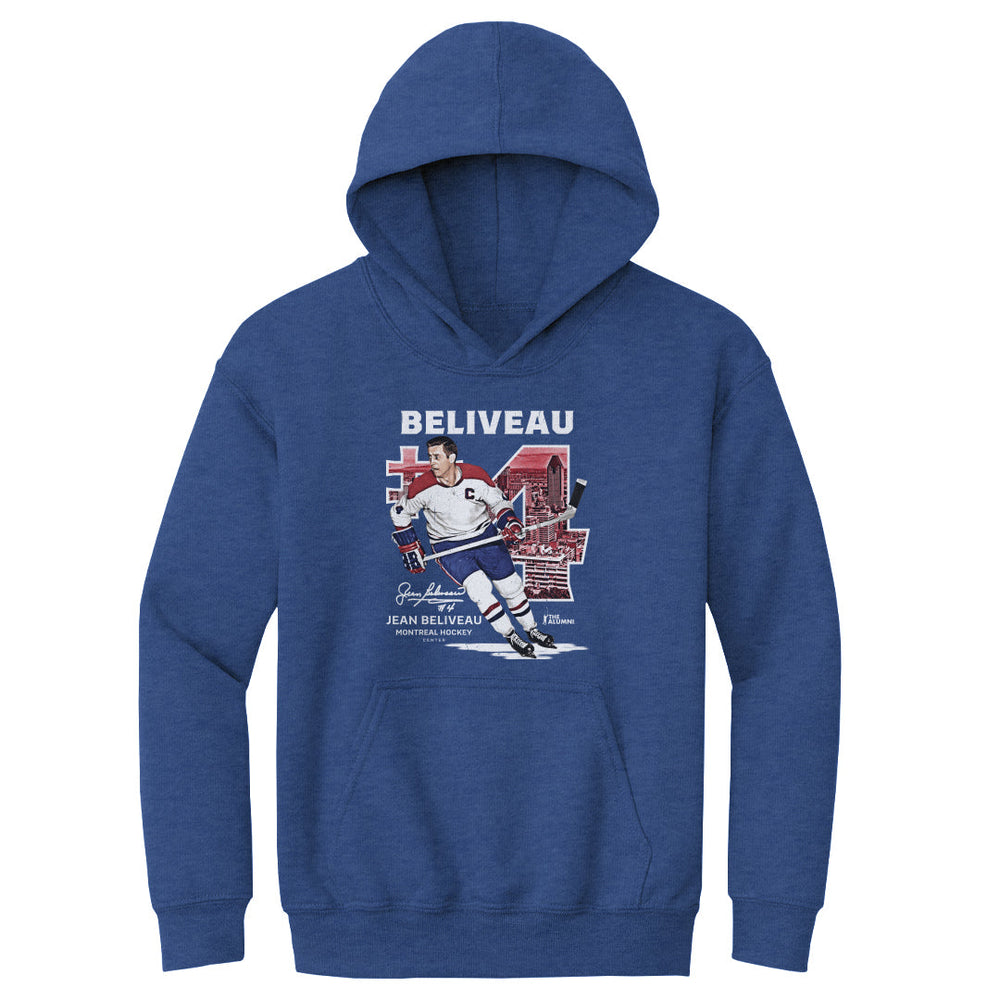Jean Beliveau Montreal Throwback WHT (ONLINE ORDER ONLY)