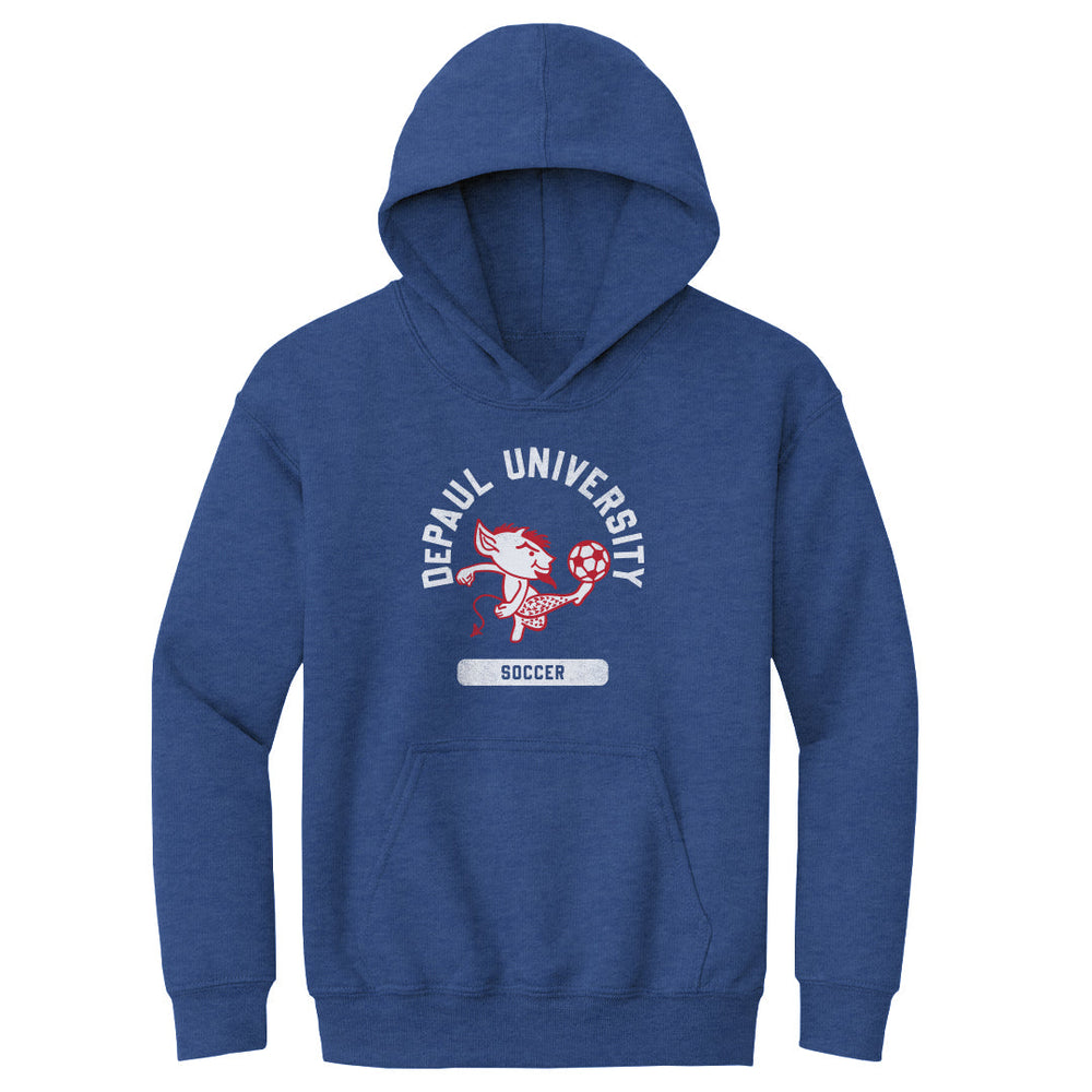 DePaul Blue Demons Mascot Soccer WHT