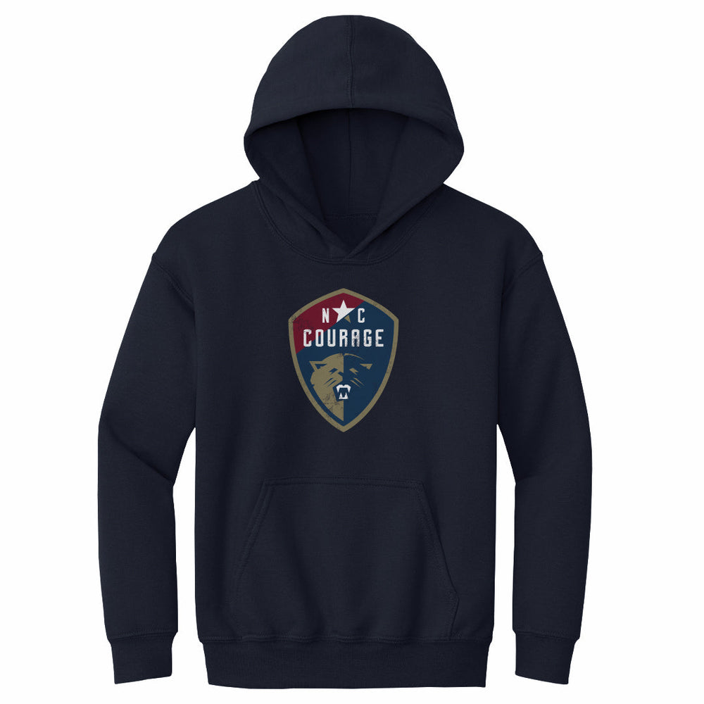North Carolina Courage Vintage Primary Logo WHT (ONLINE ORDER ONLY)