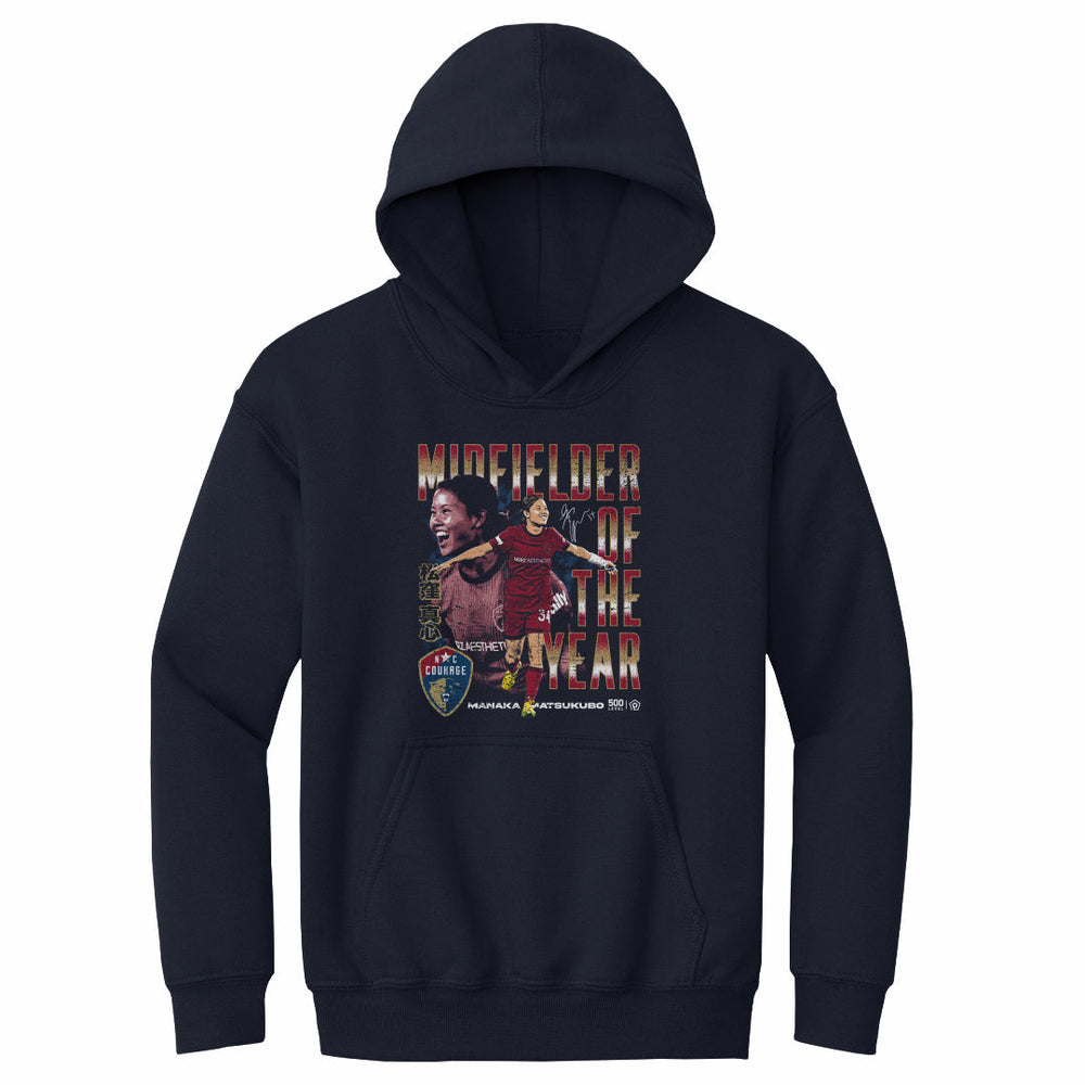 Manaka Matsukubo North Carolina Courage 2025 Midfielder Of The Year WHT (ONLINE ORDER ONLY)