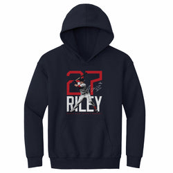 Austin Riley Atlanta Bold Number WHT