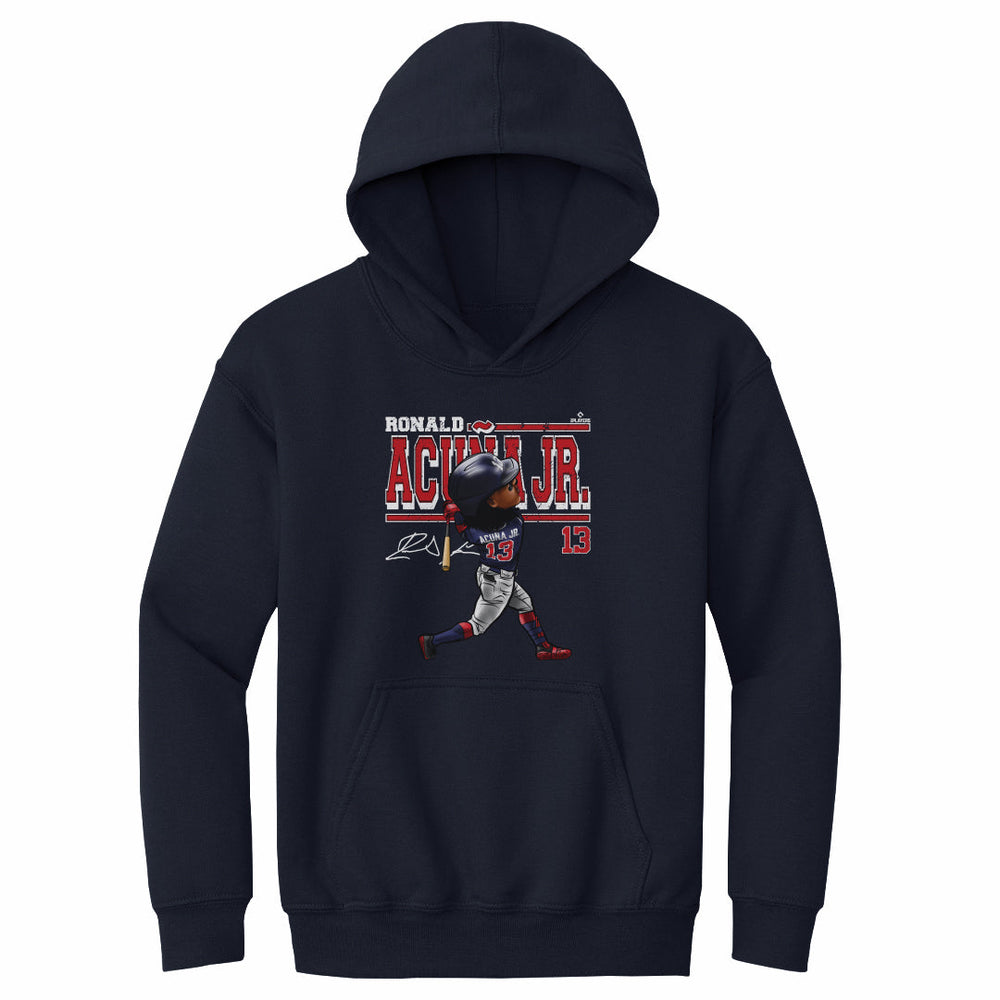 Ronald Acuna Jr. Cartoon WHT
