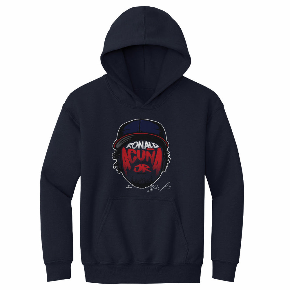 Ronald Acuna Jr. Player Silhouette WHT