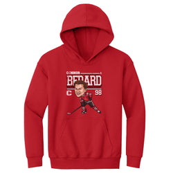 Connor Bedard Chicago Cartoon WHT (ONLINE ORDER ONLY)