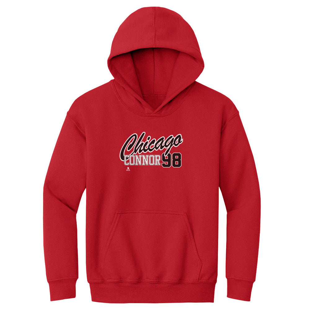 Connor Bedard Chicago Script 98 WHT (ONLINE ORDER ONLY)