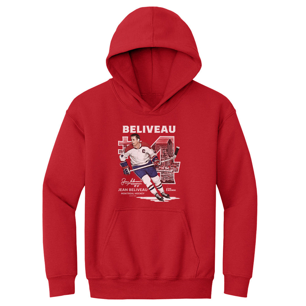 Jean Beliveau Montreal Throwback WHT (ONLINE ORDER ONLY)