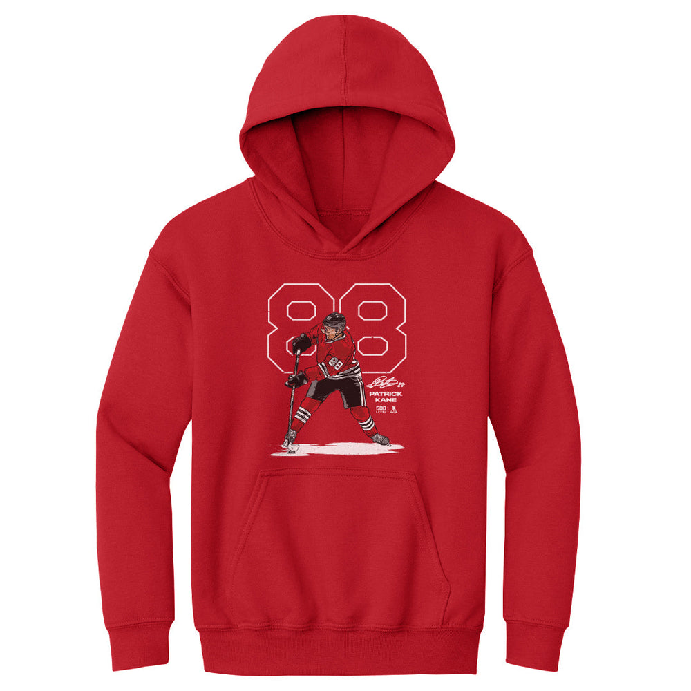 Patrick Kane Chicago Outline WHT (ONLINE ORDER ONLY)