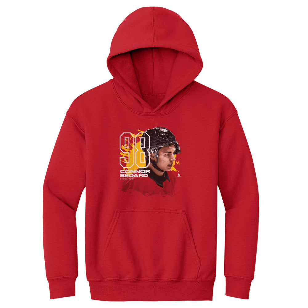 Connor Bedard Chicago Profile WHT (ONLINE ORDER ONLY)