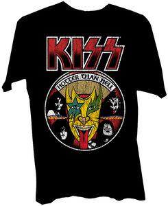 KISS Hotter Than Hell, 1974 LP, ShortSleeve Unisex T-shirt 2XL [T-Shirt] (ONLINE ORDER ONLY)