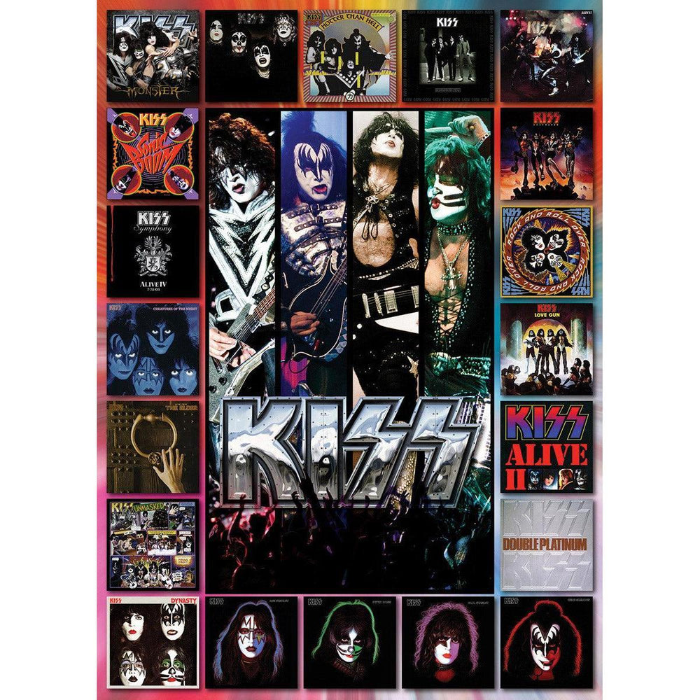 KISS The Albums 1000 Piece Jigsaw Puzzle Eurographics
